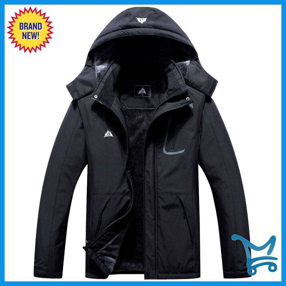 Waterproof Ski Jacket Warm Winter Coat Windbreaker Hiking Snowboarding Relaxed